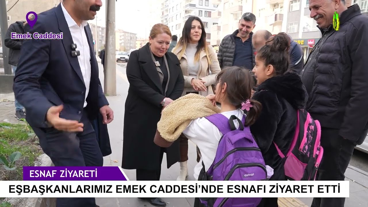 📌Eşbaşkanlarımız Esnafı Ziyaret Etti: Adresimiz Emek Caddesi