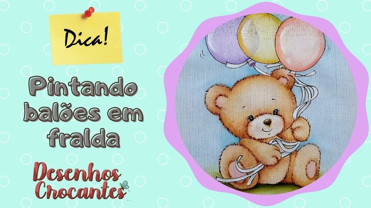 Como pintar balões (Desenhos Crocantes)