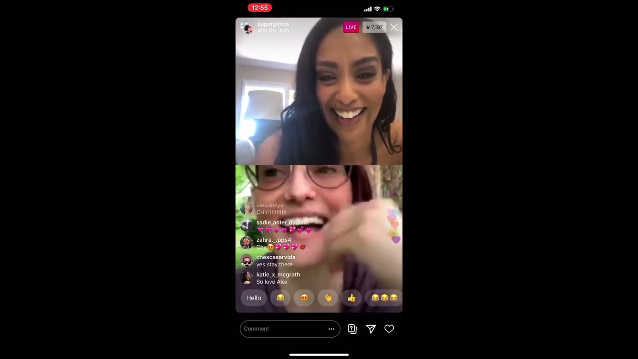 Azie Tesfai -Supergirl Cast Livestream 5/17/20
