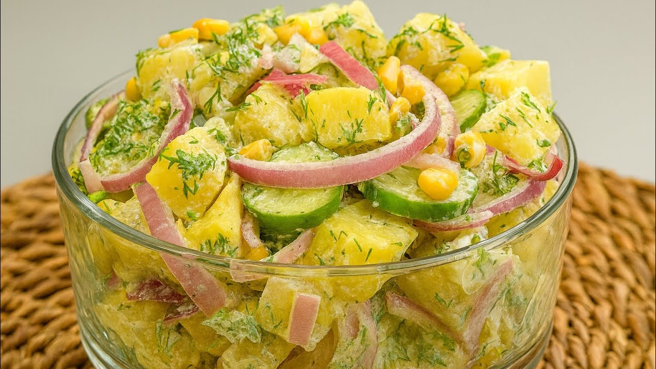 Creamy Potato Salad That Won’t Dry Out 🥔 | Weight Loss Friendly