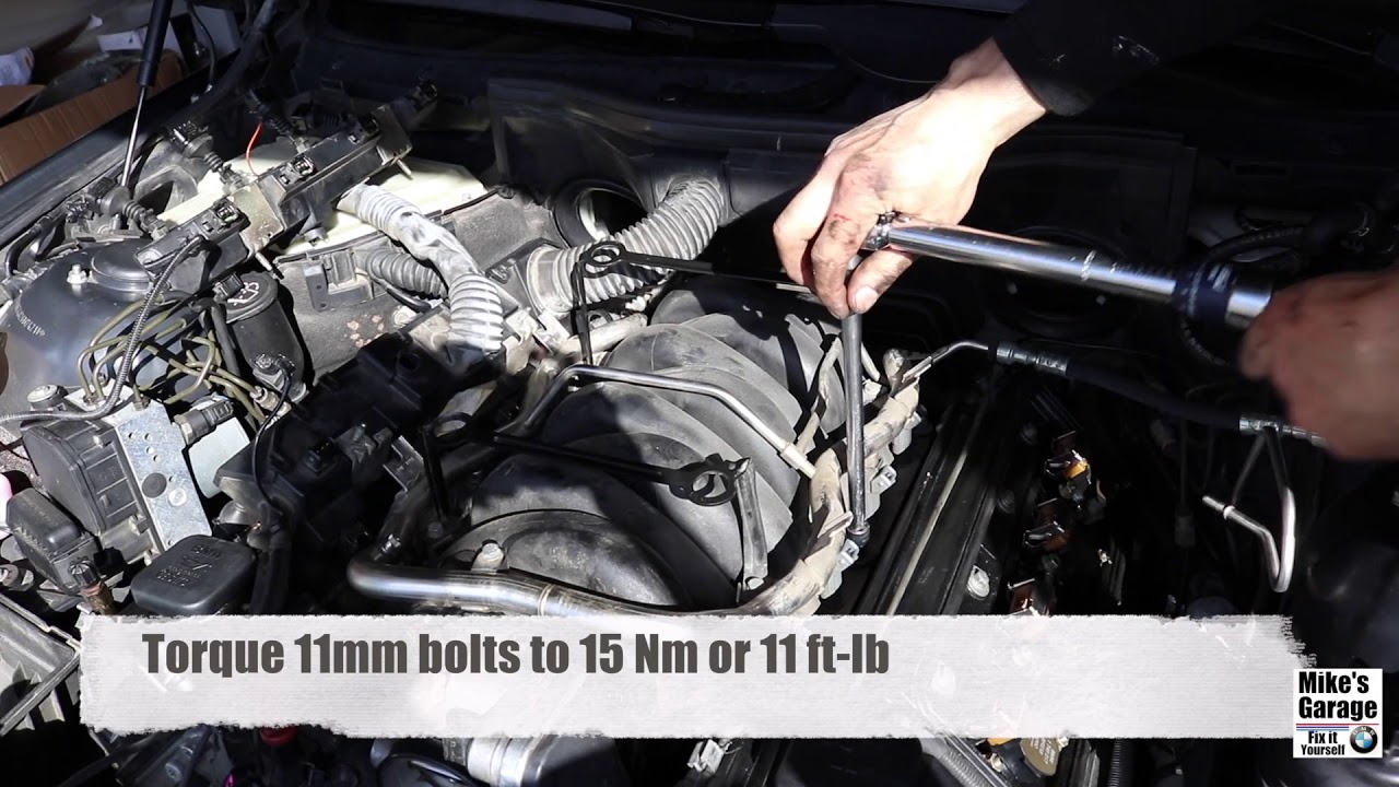 How to install valley pan gasket on BMW V8 engine M62TU : Part 2