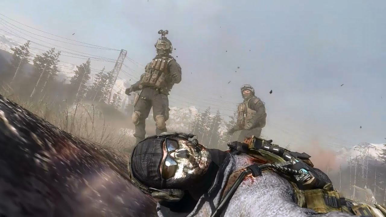 Muerte De Ghost y Roach en Español | Modern Warfare 2 (HD) [720p]