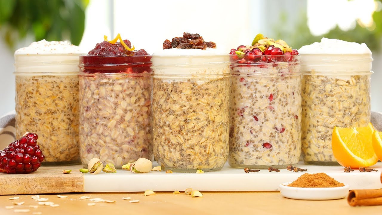 5 Festive Overnight Oatmeal Recipes