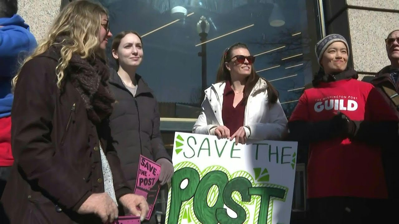 USA: rassemblement devant le Washington Post après des licenciements massifs | AFP Images