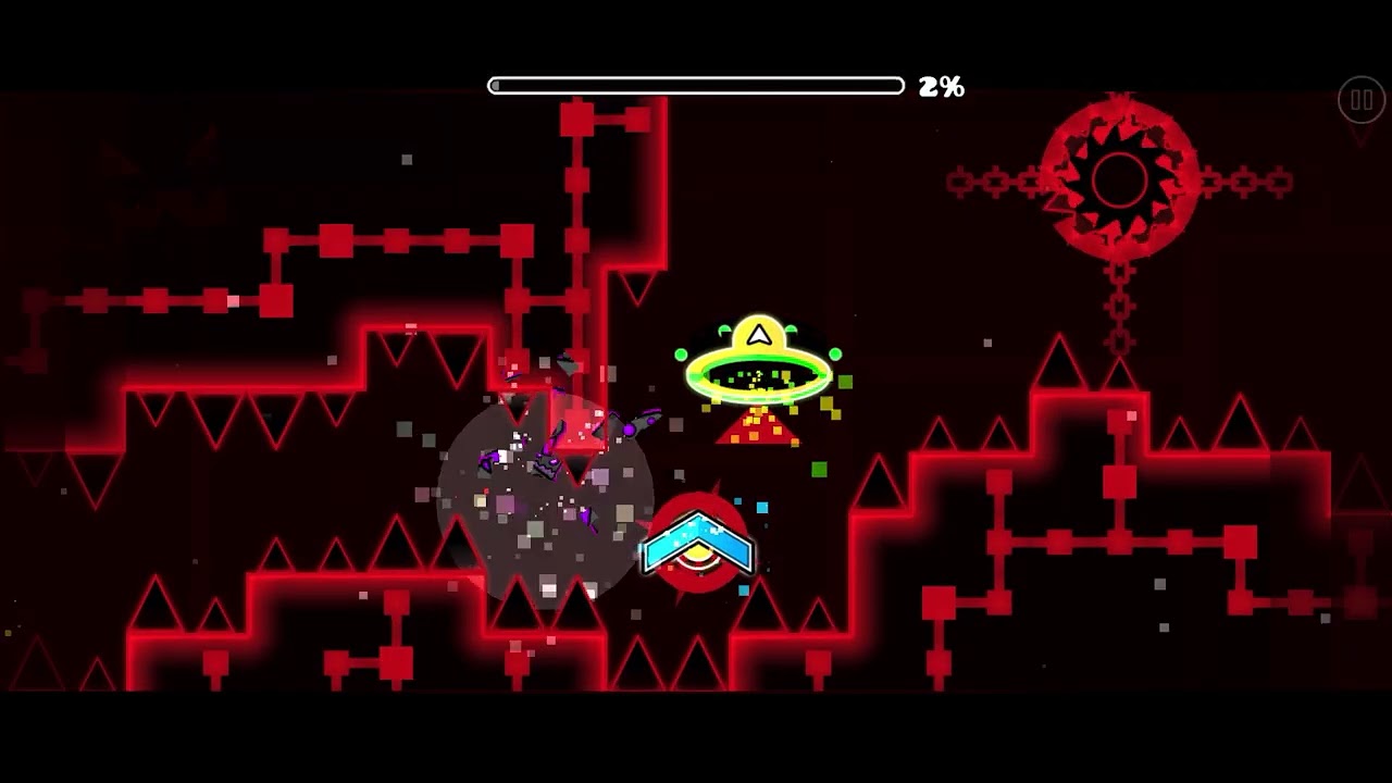 Day 9 of doing 100 attempts on Bloodbath on Geometry Dash 