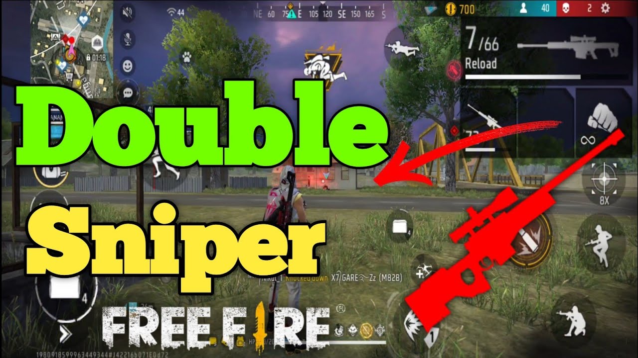 double sniper | sniper gameplay | ff sniper gameplay | double sniper challenge | #sniper