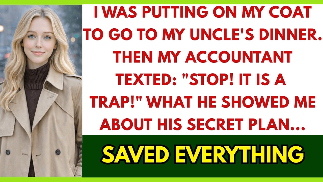 My Accountant Texted: DON'T GO! He Exposed My Uncle's Secret Plan To Steal My Father's Company Fr...