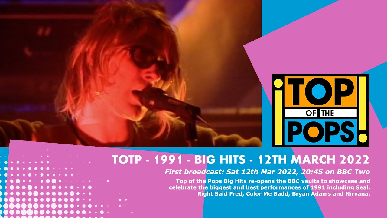 Top of the Pops - 1991 - Big Hits - 12th March 2022