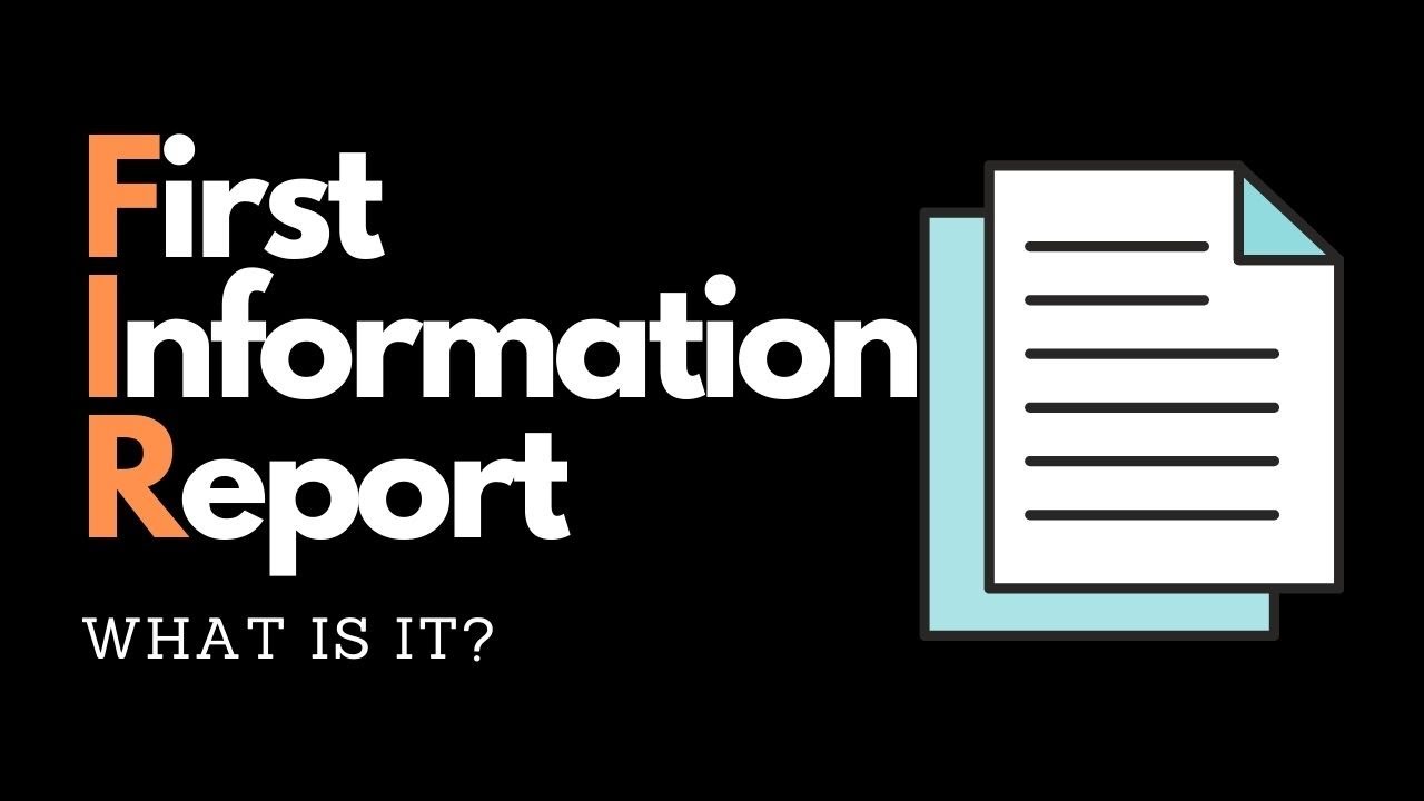 First Information Report - What is it?