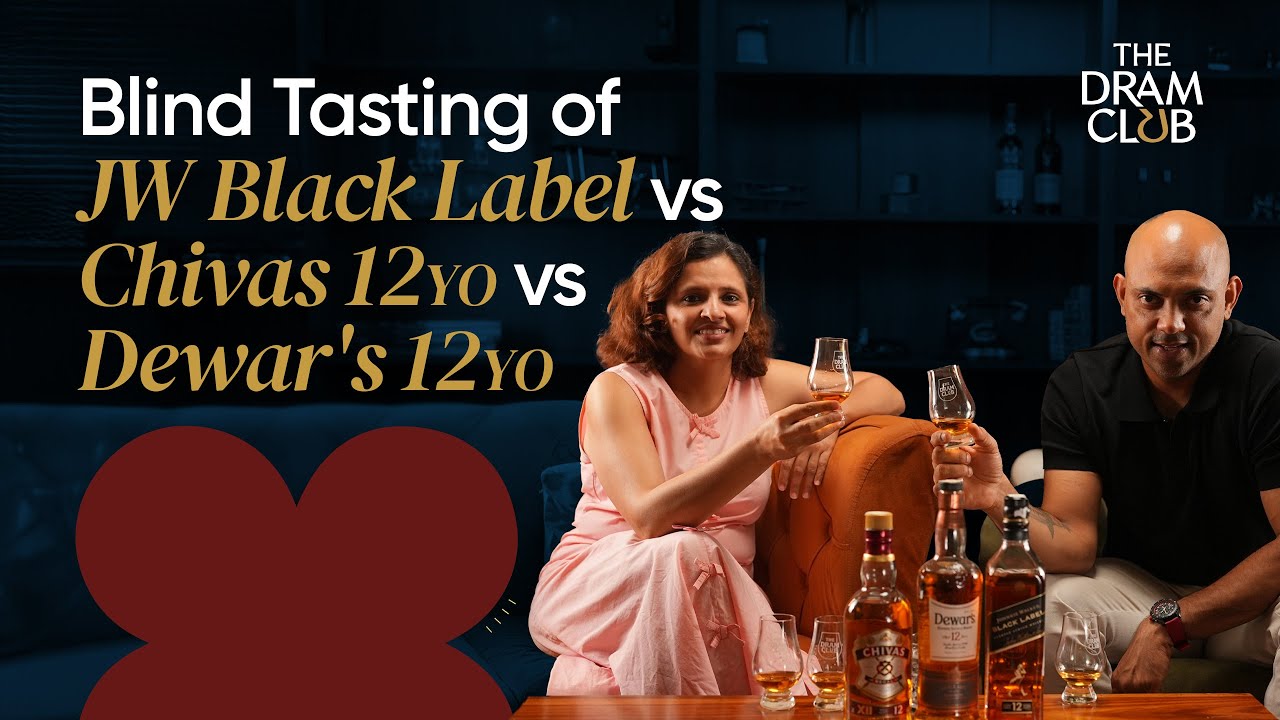 Blind Tasting of 3 popular Blended Scotches: Johnnie Walker Black Label, Chivas 12YO & Dewar's 12YO!