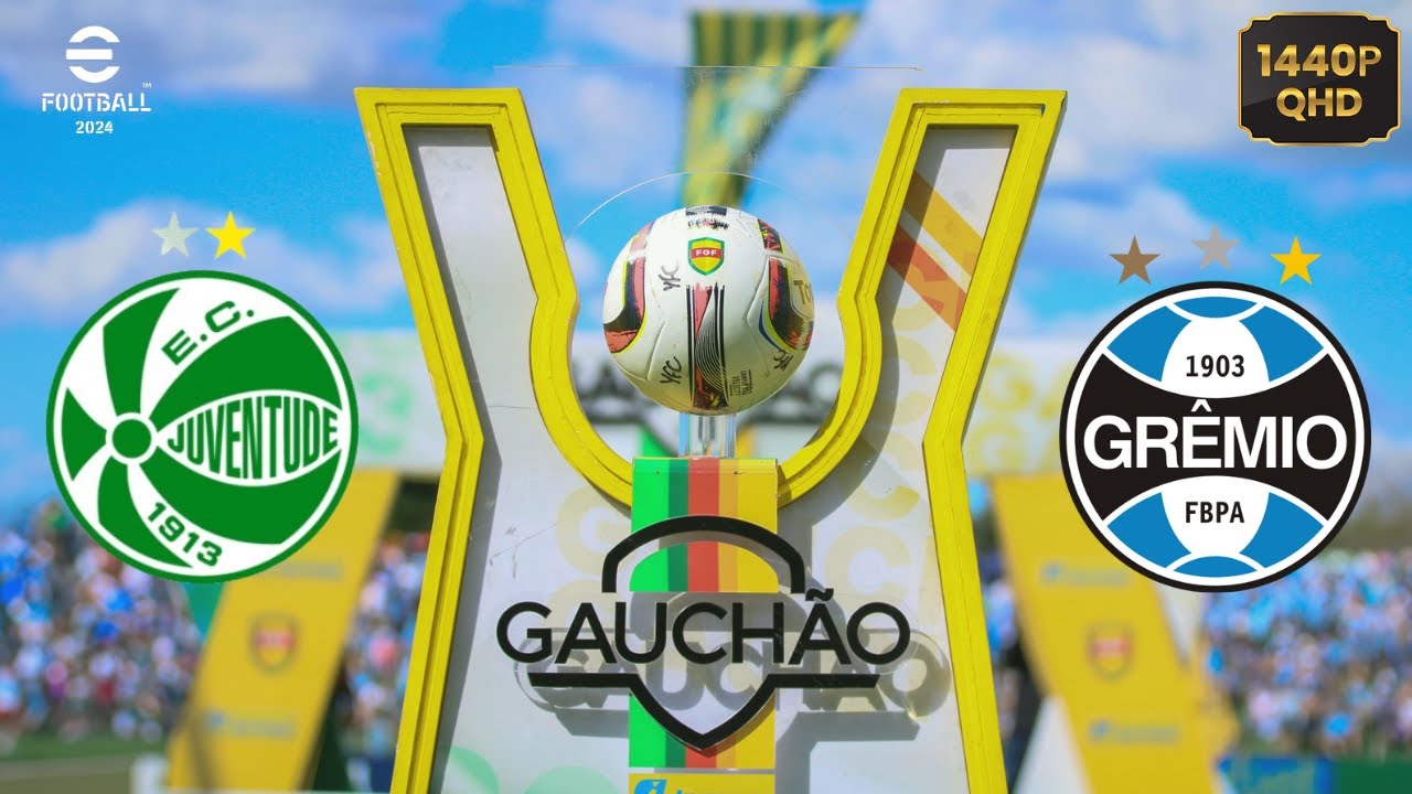 JUVENTUDE X GRÊMIO - CAMPEONATO GAUCHO! eFootball 2025!