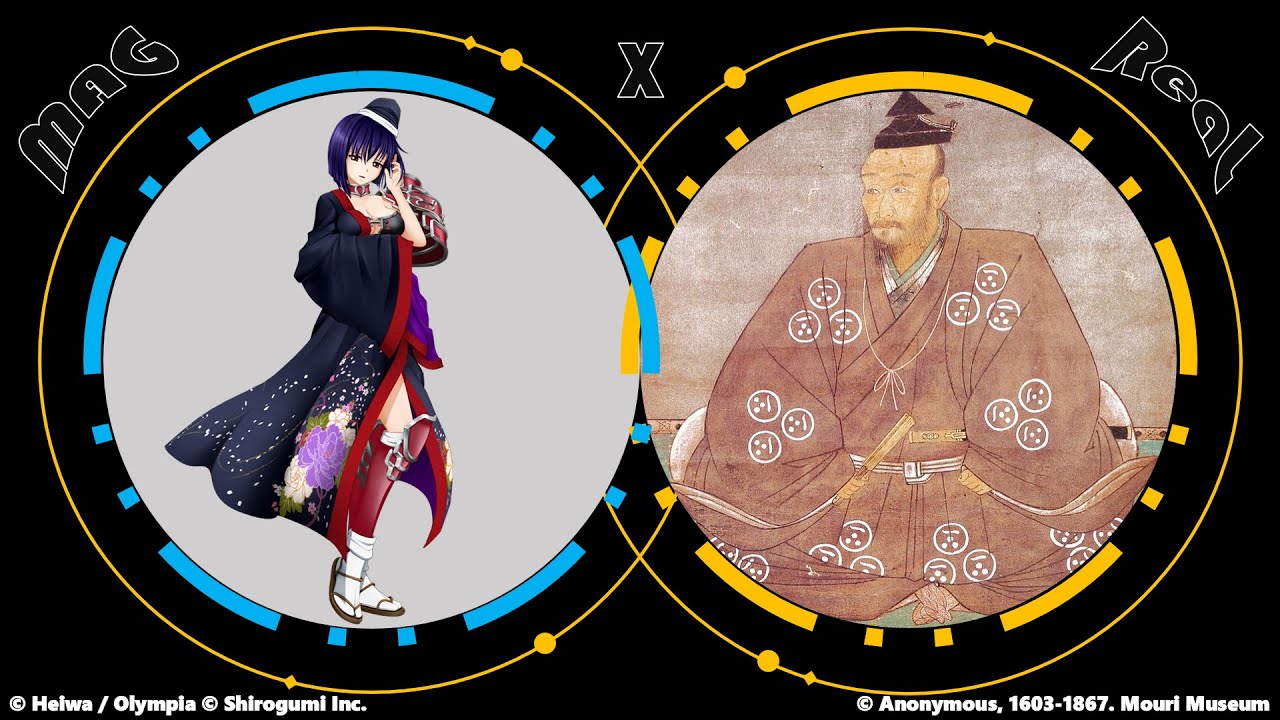 Senkogu Otome Characters &times; Real-world Illustration | Comparison | ACG/MAG &times; REAL