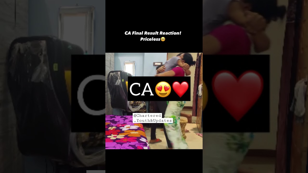 CA Final Result Reaction!! Priceless!! CA!! Dream Come True!! Tears!! Motivation!! 
