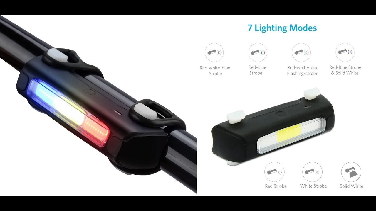 Lista Ultra Bright Bike Light USB Bicycle Tail Light