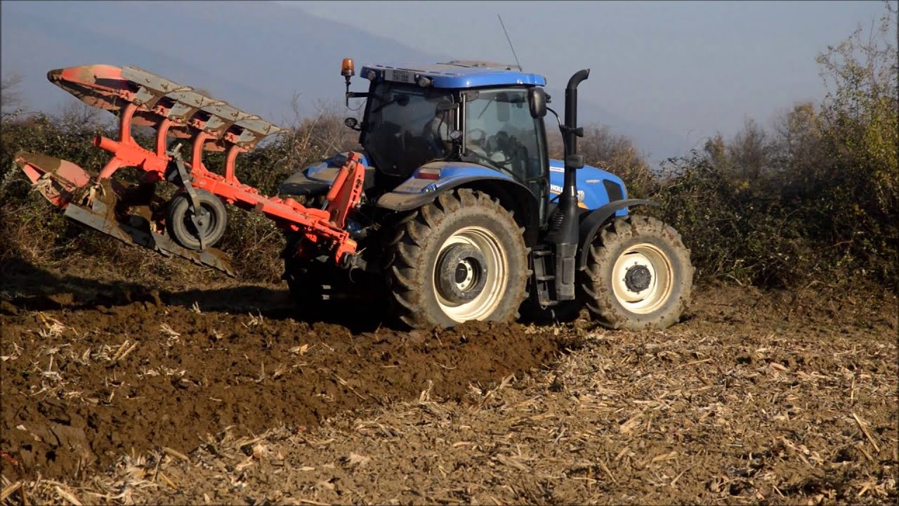 New Holland T6.160 AC with Kuhn multi master 122