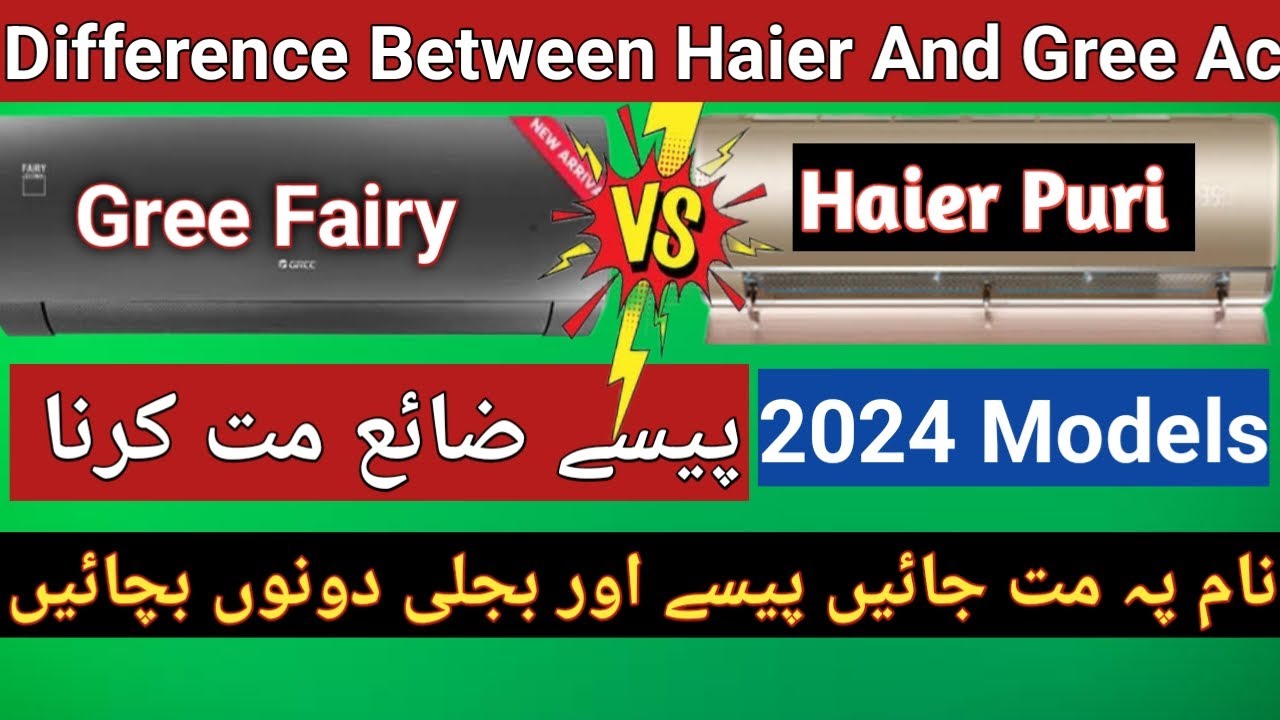 Review Of The Difference Between Gree Fairy Model And Haier Puri Inverter II 18fith7 II 18hj II