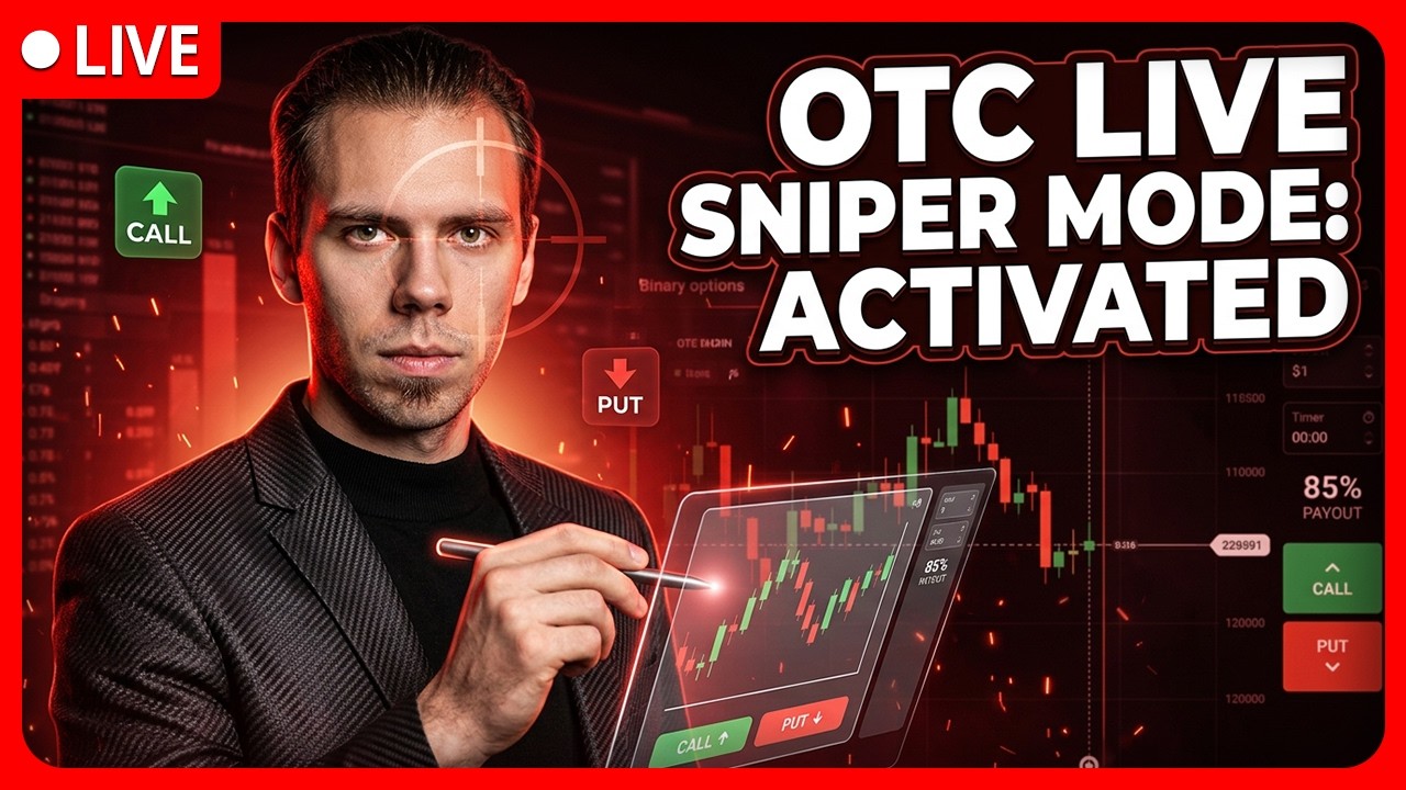 LIVE: OTC Binary Options ! Pocket Option Strategy ! Live Trading