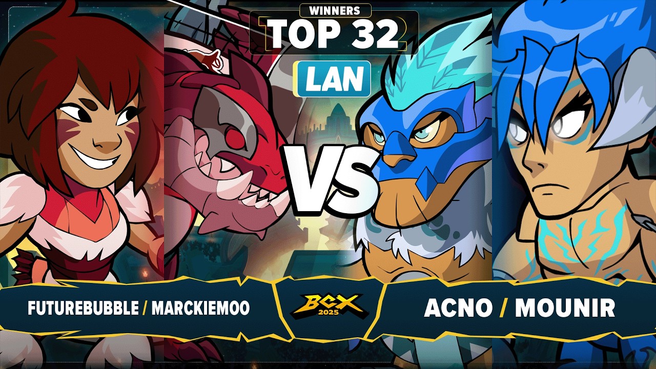 Acno & Mounir vs Futurebubble & Marckiemoo - Top 32 - Brawlhalla World Championship 2025 - LAN 2v2