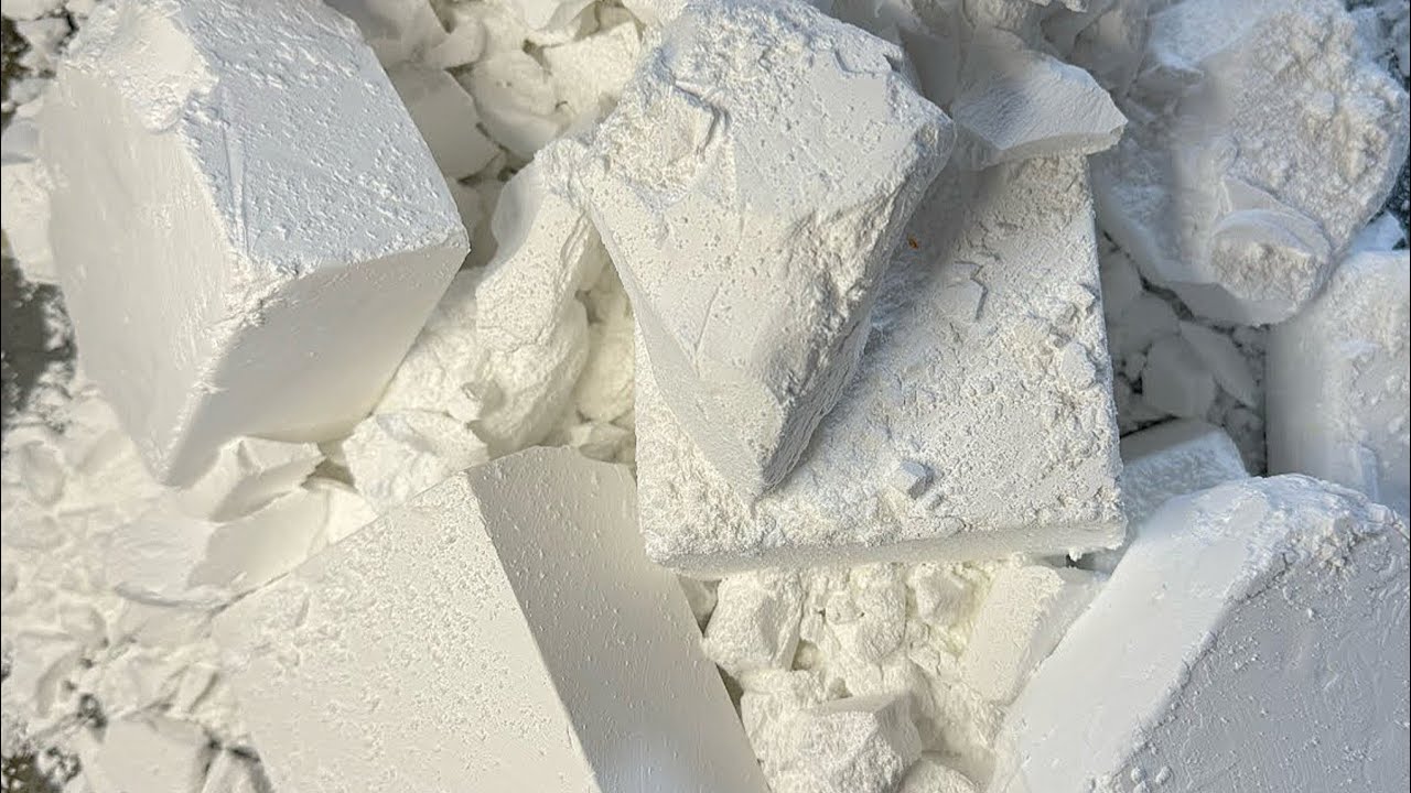 BSN buttery goodness | Fluffy soft & crunchy fresh Gym chalk crush | asmr gym chalk