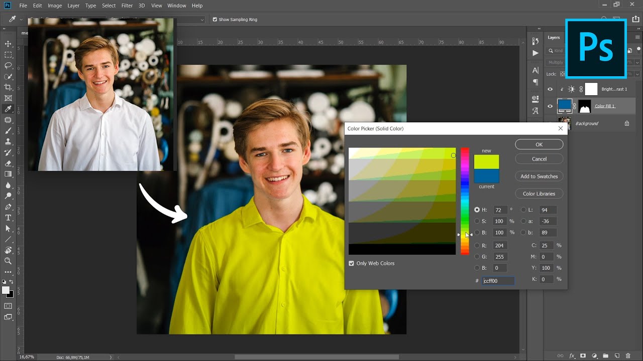 BEYAZ RENGİ BAŞKA BİR RENKLE DEĞİŞTİRME - Siyah Dahil! Adobe Photoshop