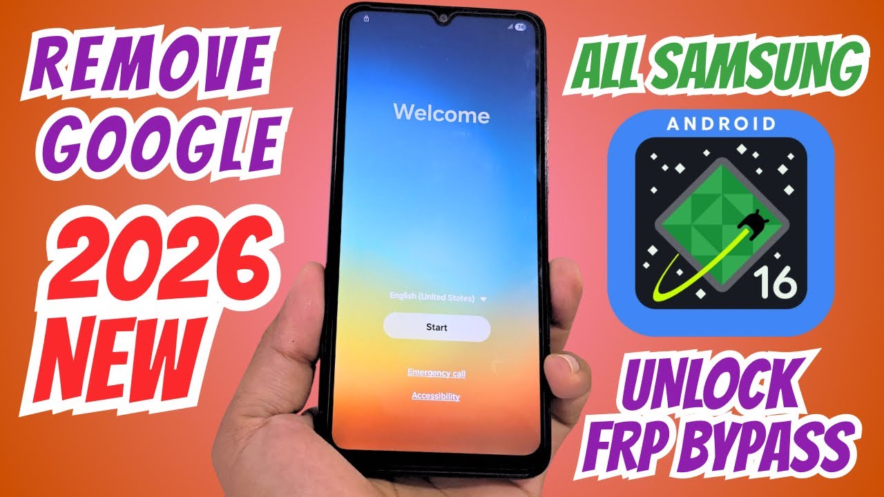 Обход FRP на всех устройствах Samsung Android 16 2026 | Удаление FRP и учетной записи Google | Ра...