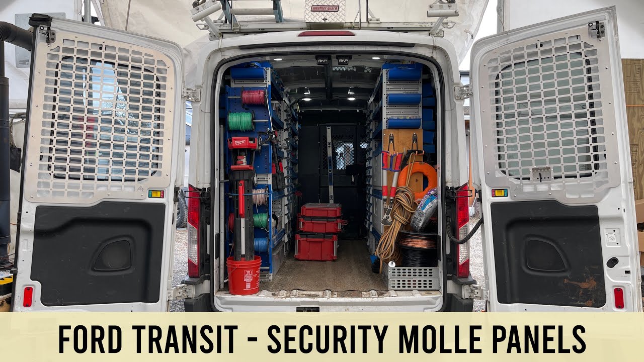Ford Transit Molle Panels for VanLifers and Workvans| Upgrade Your Ford Transit with Molle Panels