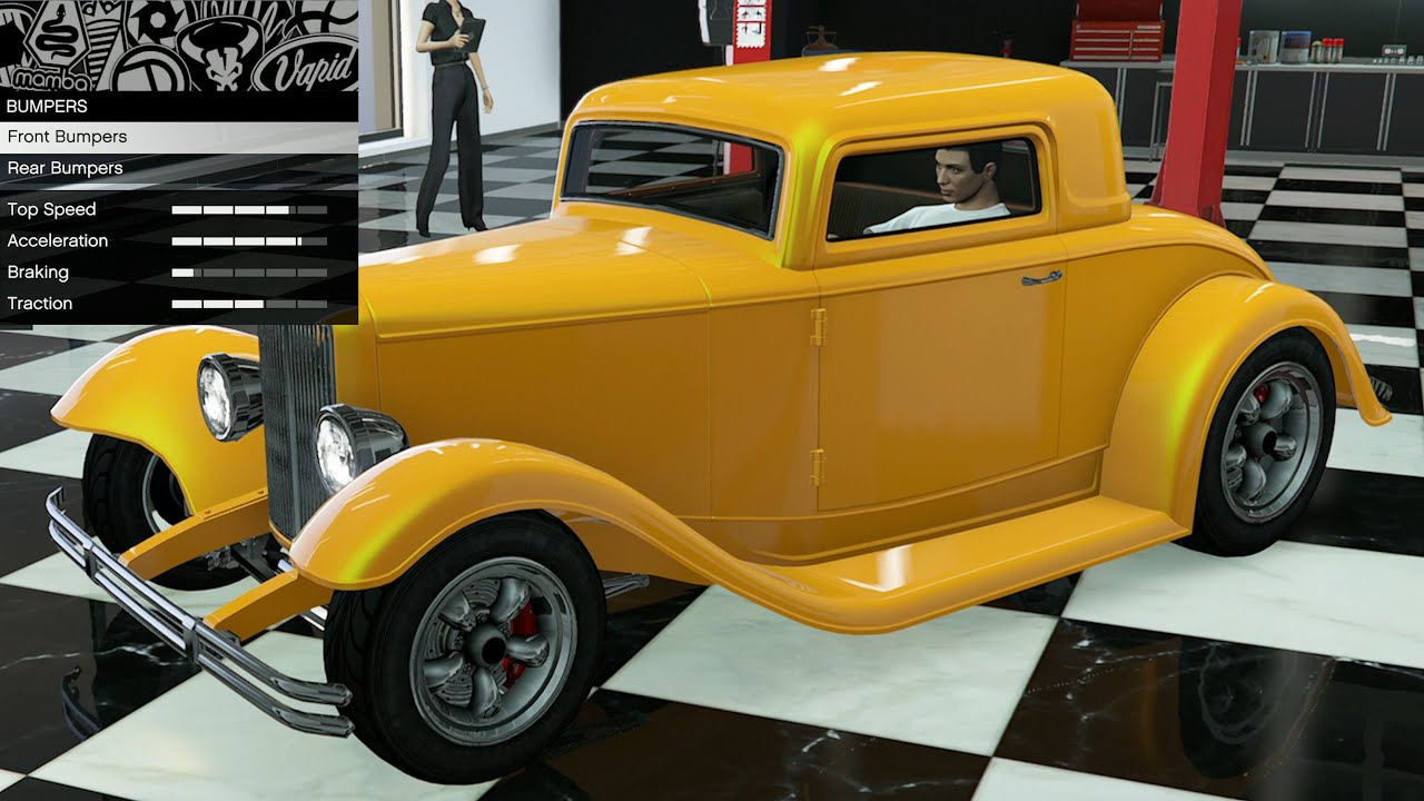 GTA 5 — Кастомизация транспортных средств из прошлых DLC — Vapid Hustler (Ford Coupe 1932 года)
