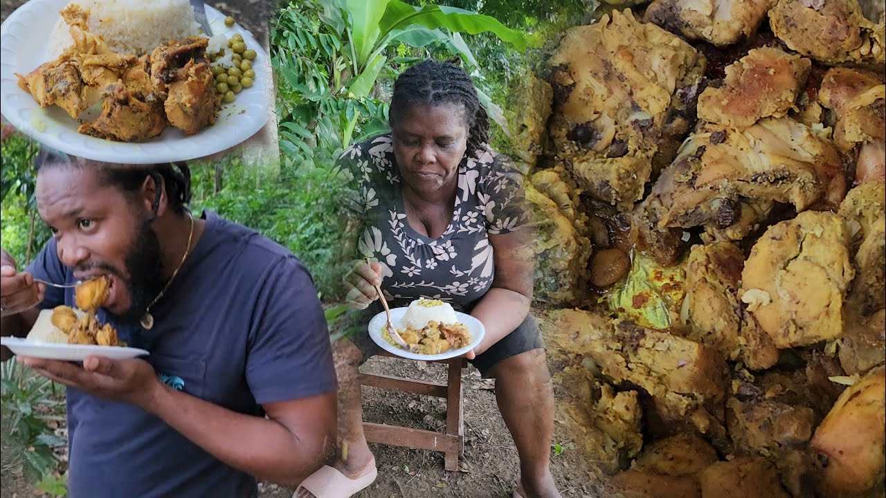 Curry Baked Chicken|With Coconut Rice| Miss Little Way