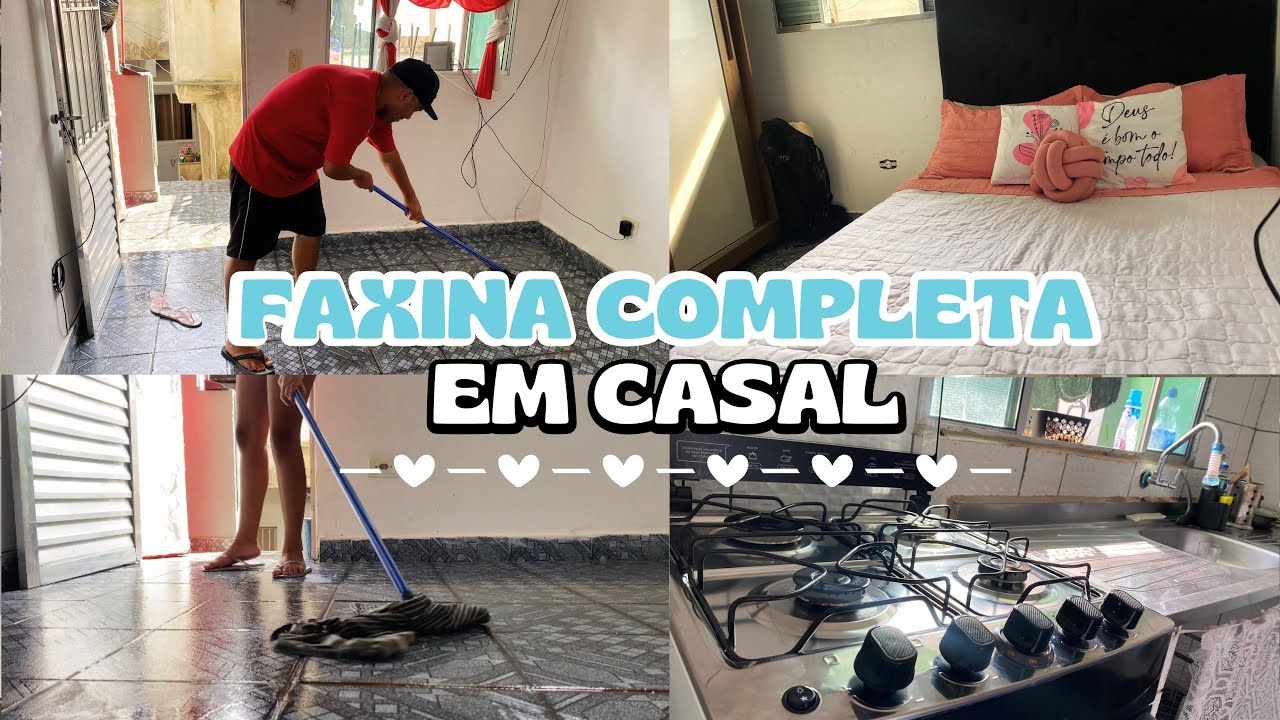 FAXINA COMPLETA EM CASAL - CASADA AOS 19 💖🫧