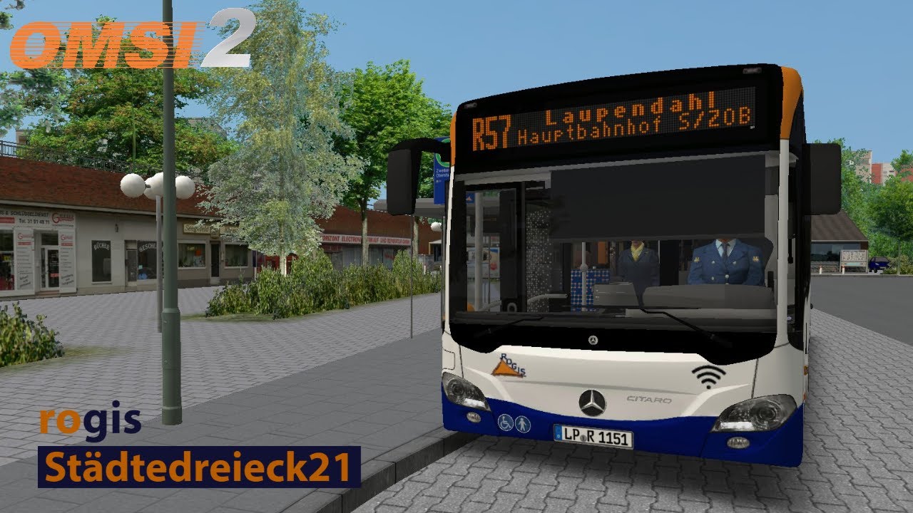 OMSI 2: Städtedreieck21 | Linie R57 Zweiberg Oberstadt - Laupendahl Hbf/ZOB #138 | PxlKiing
