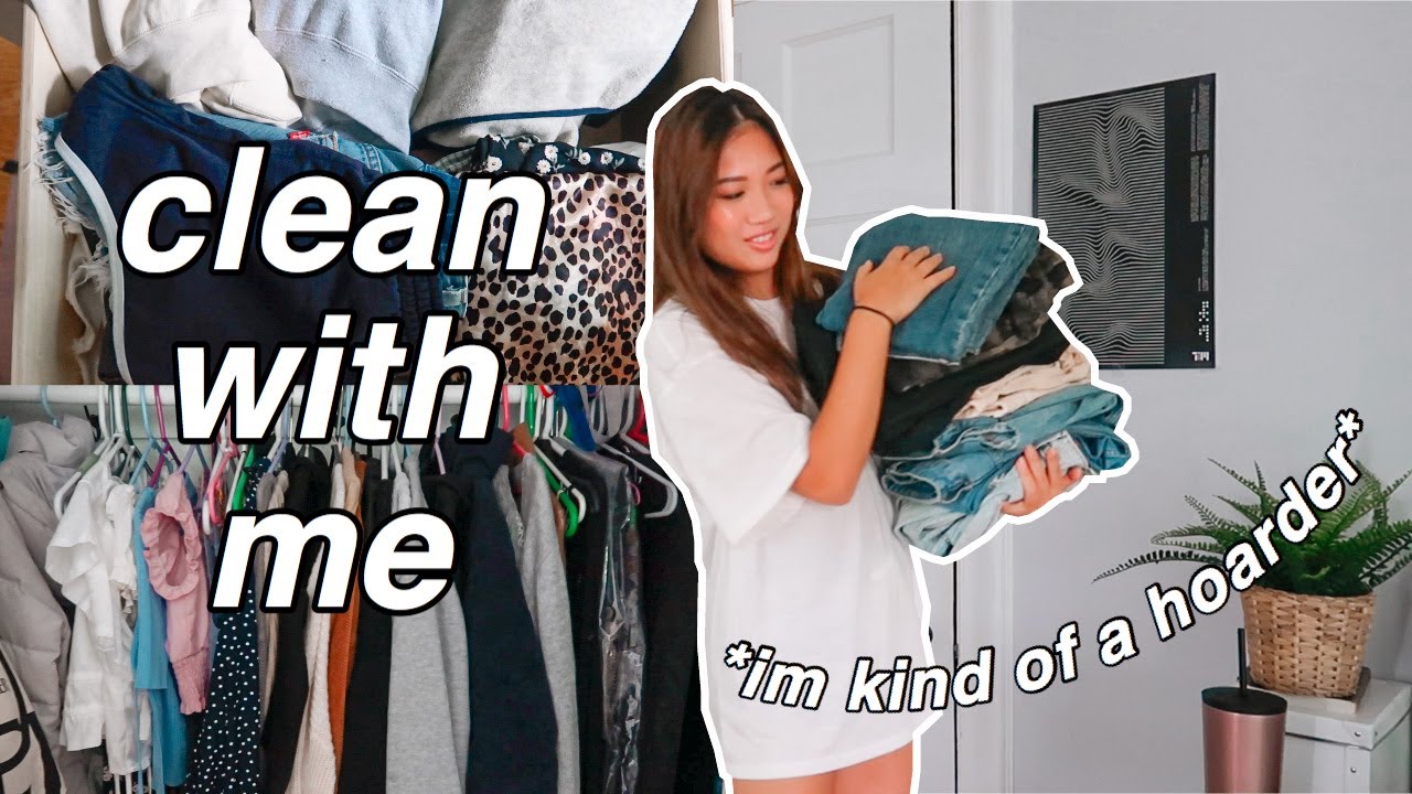 EXTREME CLOSET CLEANOUT!!! (trying on all my clothes)