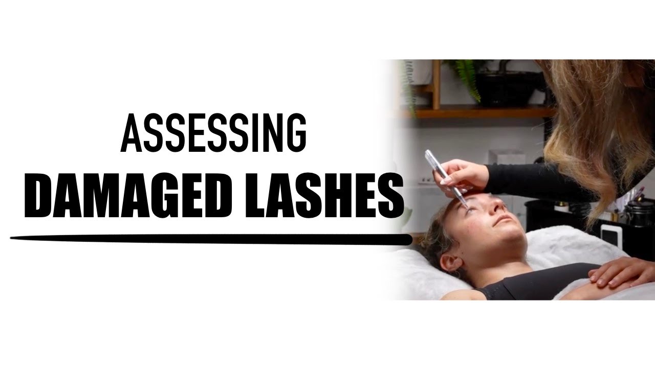 Assessing Damaged Lashes | Textured Eyelash Extension Styling Tutorial