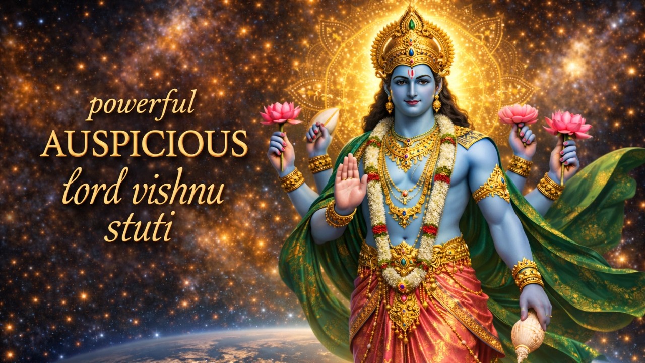 POWERFUL HARI STOTRAM | Receive DIVINE BLESSINGS of LORD VISHNU for PROSPERITY