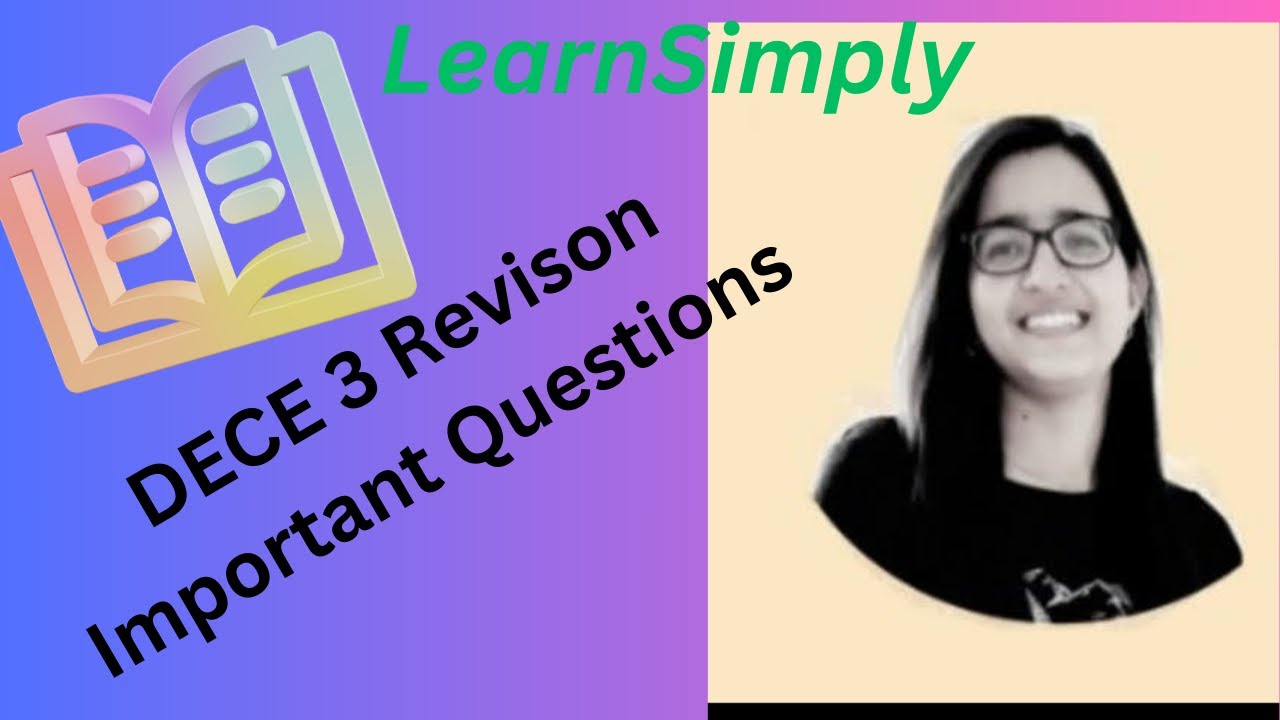 Ignou Dece 3 Revision class important Questions 