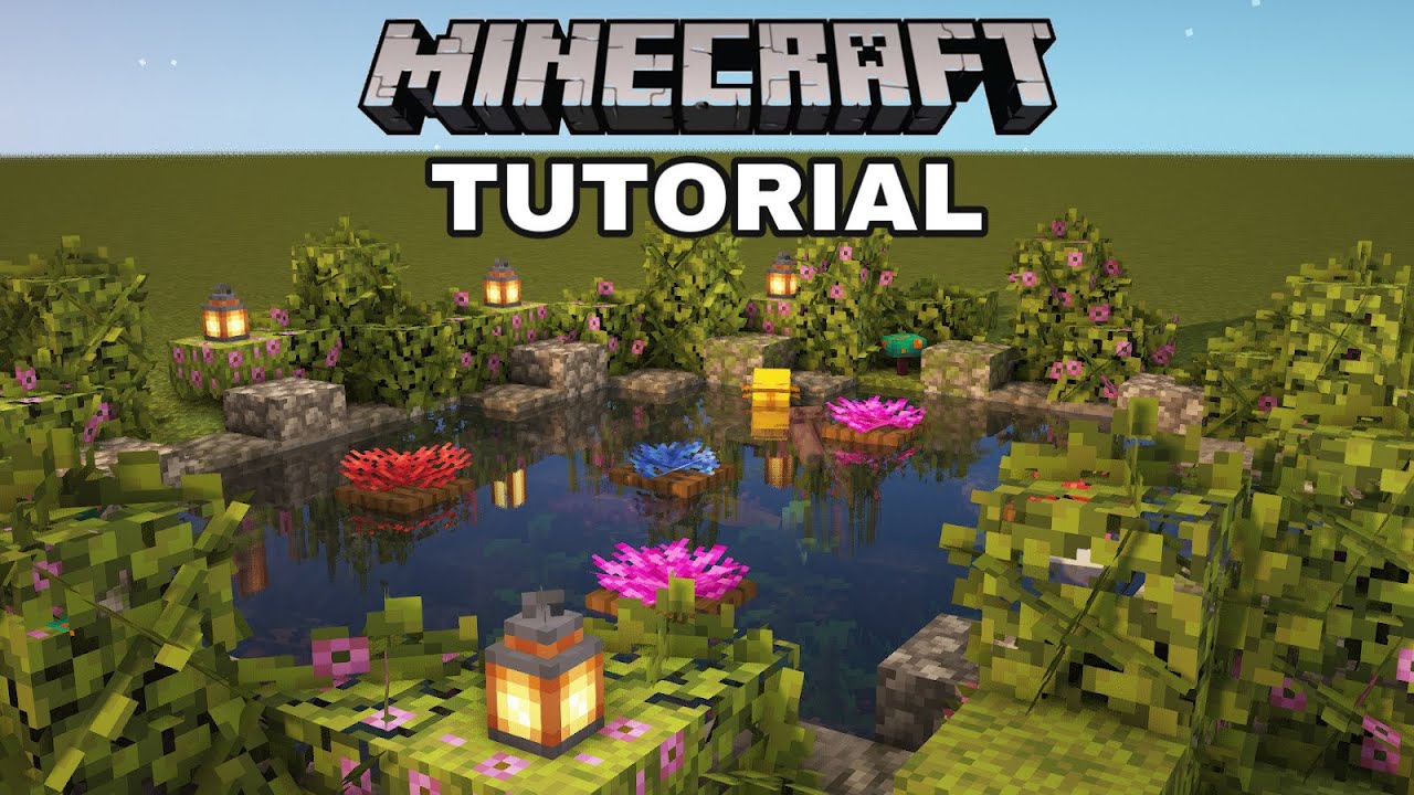 Minecraft | 1.17 Axolotl Pond Tutorial!
