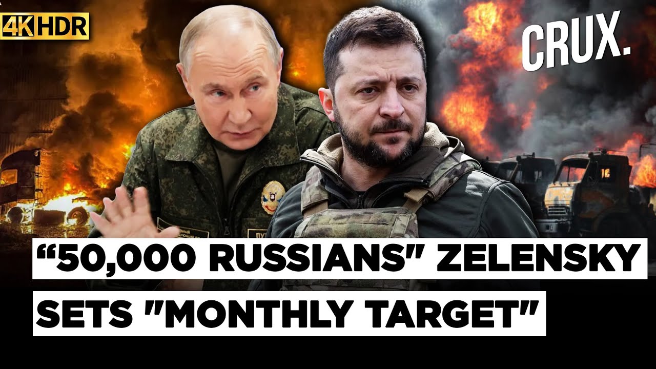 Germany Says "Can't Give More" Patriots To Ukraine as Zelensky Sets '50,000-a-Month' War Target | 4K