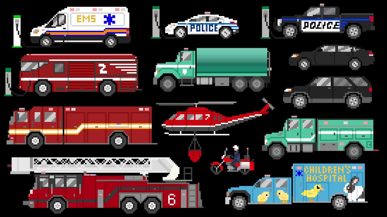 Emergency Vehicles 5 - The Kids' Picture Show