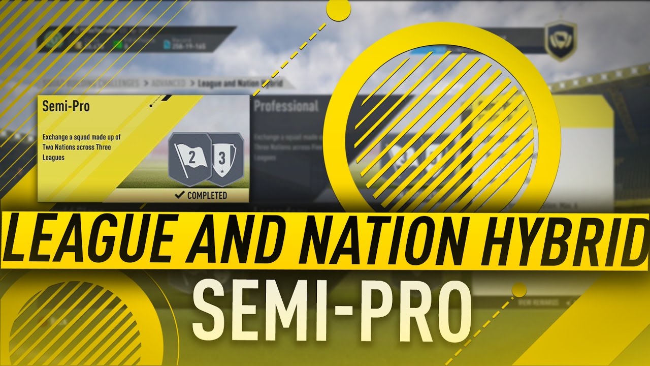 League and Nation Hybrid SBC - SEMI-PRO | Squad Building Challenge | FIFA 17