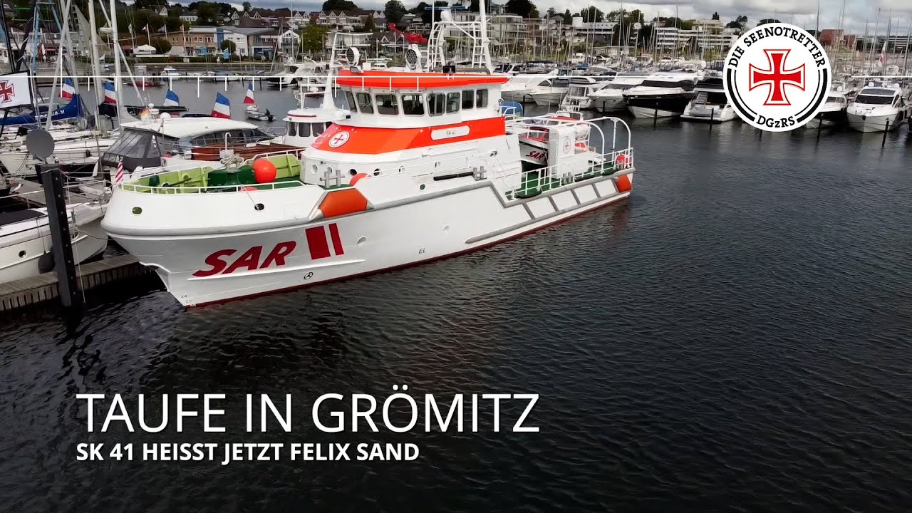 Taufe in Grömitz: SK 41 heißt jetzt FELIX SAND