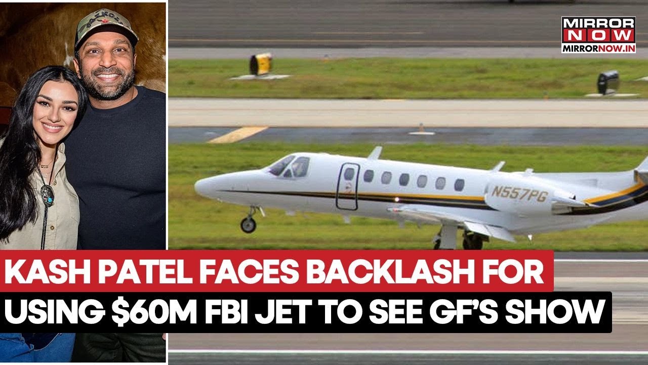 Kash Patel Faces Backlash for Using $60 Million FBI Jet To See Girlfriend Alexis Wilkins' Show