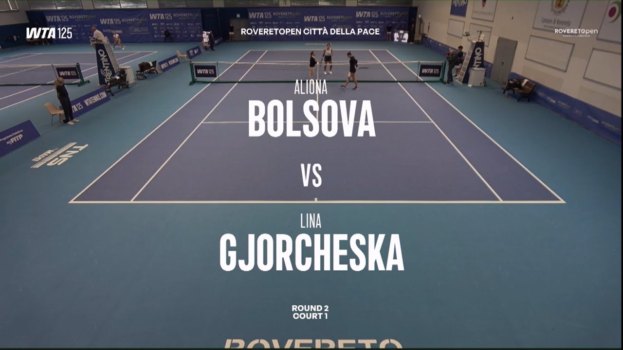 Aliona Bolsova (ESP) vs Lina Gjorcheska (MKD) - Game, Set, Match