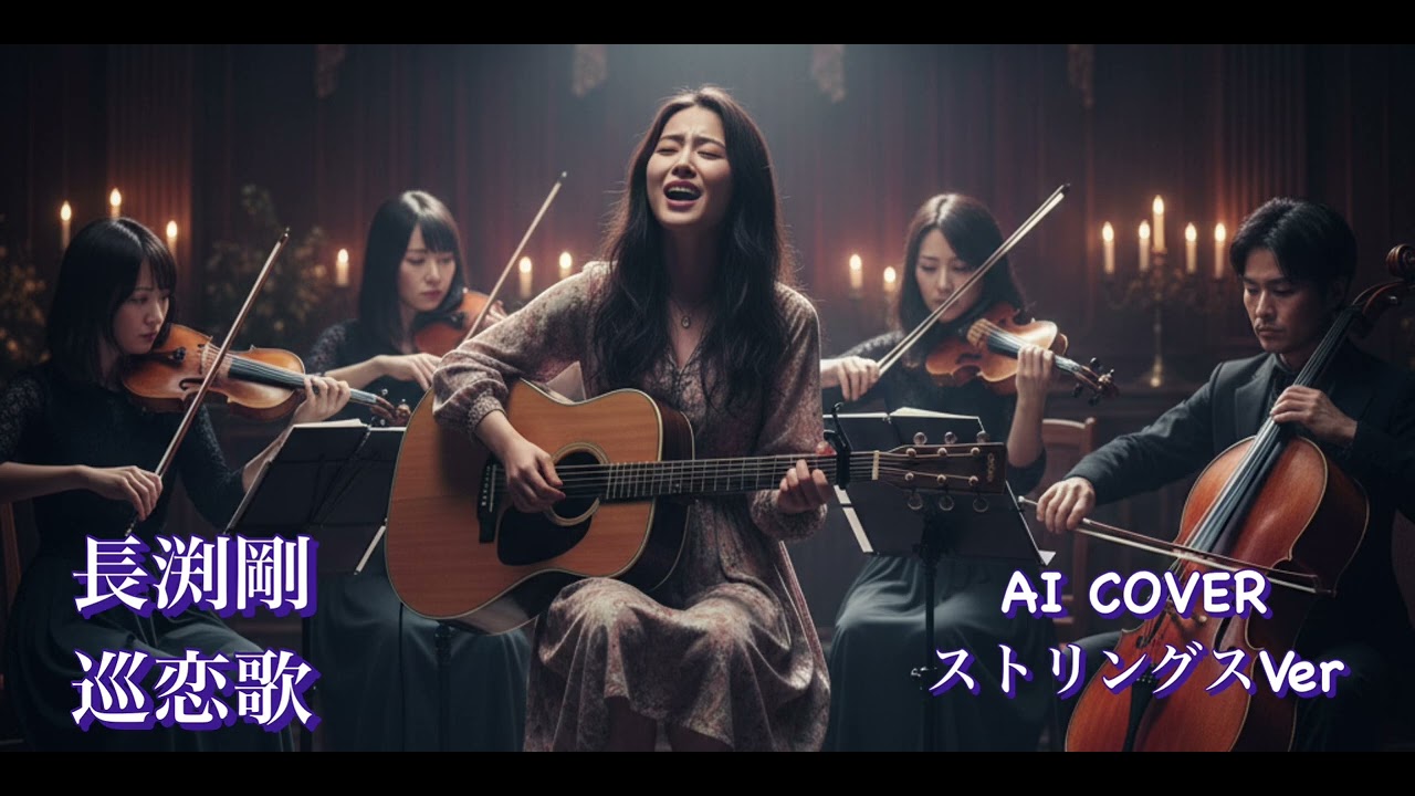 長渕剛　巡恋歌　　AI COVER ストリングスVer