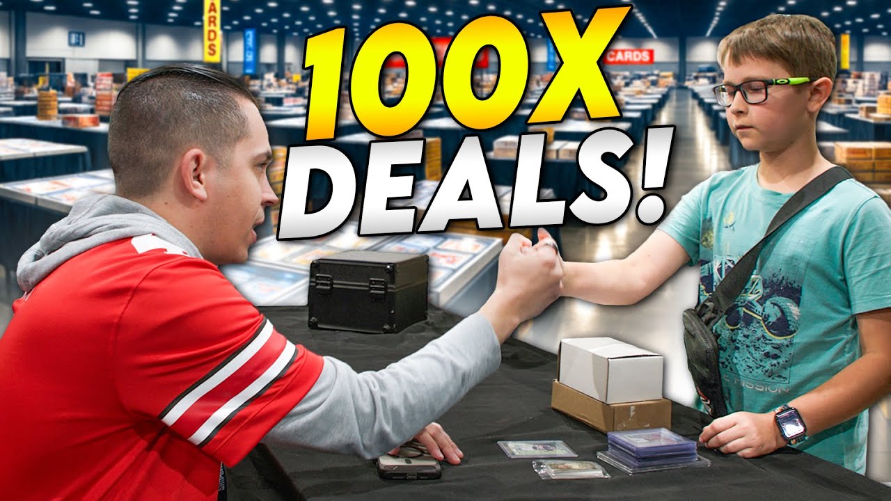 I Bought 100x DEALS In ONE DAY At a Card Show! 😱