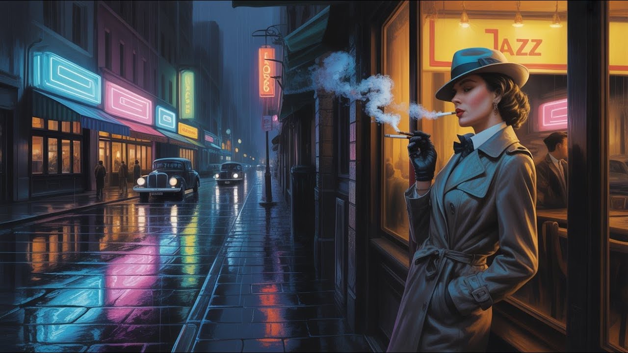 Noir Romance Jazz Bar – Smooth & Mysterious 1940’s Vibes 💋