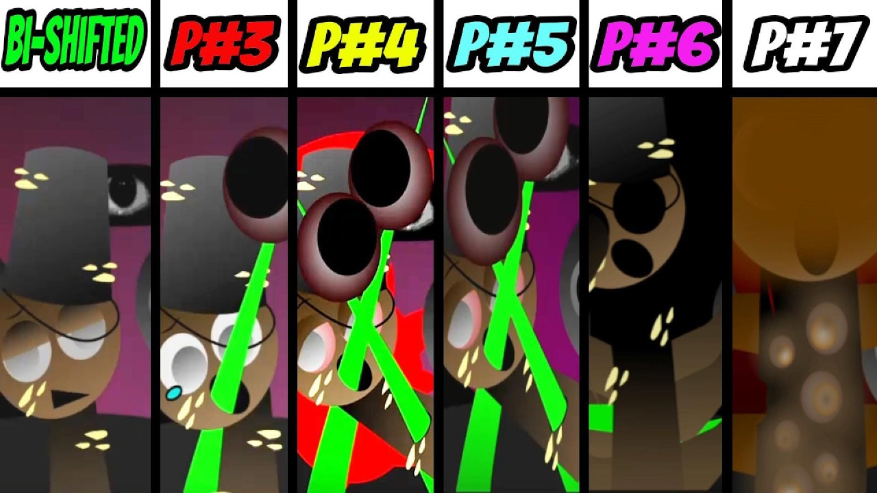 Incredibox Sprunki Bi-Shifted Vs Phase 3 Vs Phase 4 Vs Phase 5 Vs Phase 6 Vs Phase 7