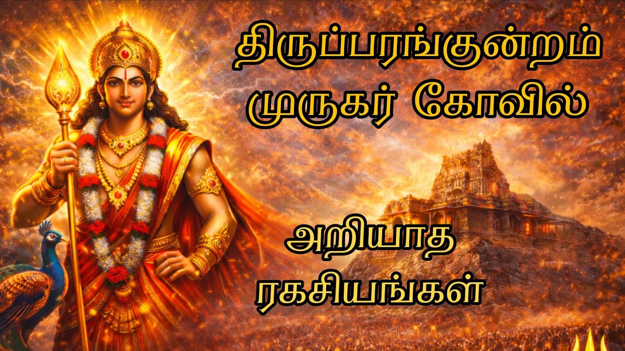 ஆறுபடை வீடு 1: திருப்பரங்குன்றம் முருகர் கோவில் முழு வரலாறு