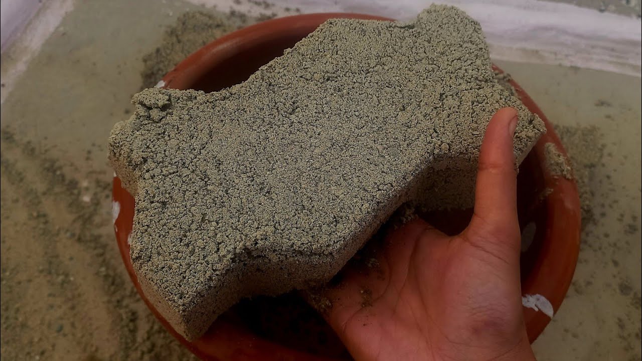 Brand New💥 || Short Video of yellow block💛 texture Dry  Clay Pot⚱️ crumbling, Do U want more???