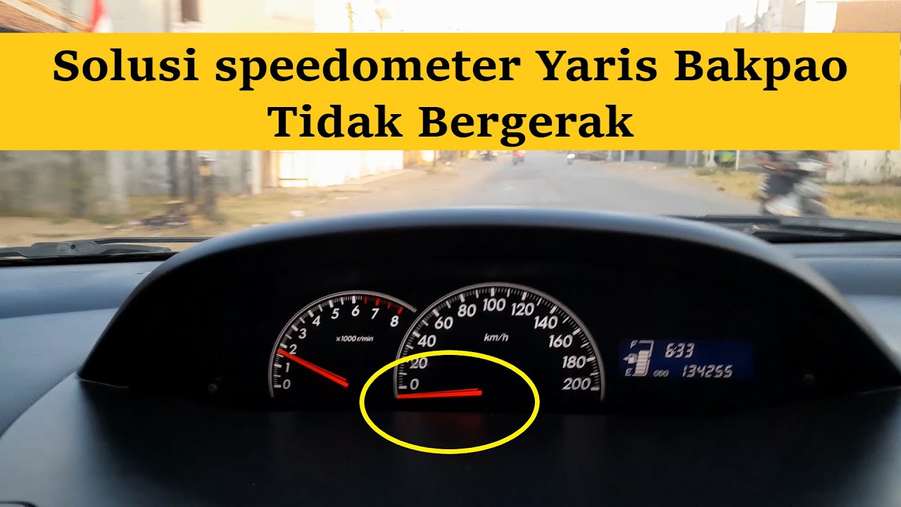 Speedometer Yaris Bakpao Macet, Solusinya??