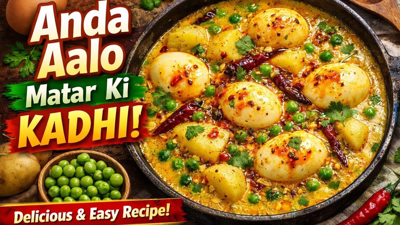 Anda Aloo aur matar ki Curry🍛 recipe❤ Scrumptious😍 #food #recipe #indian #cooking #andacurry 