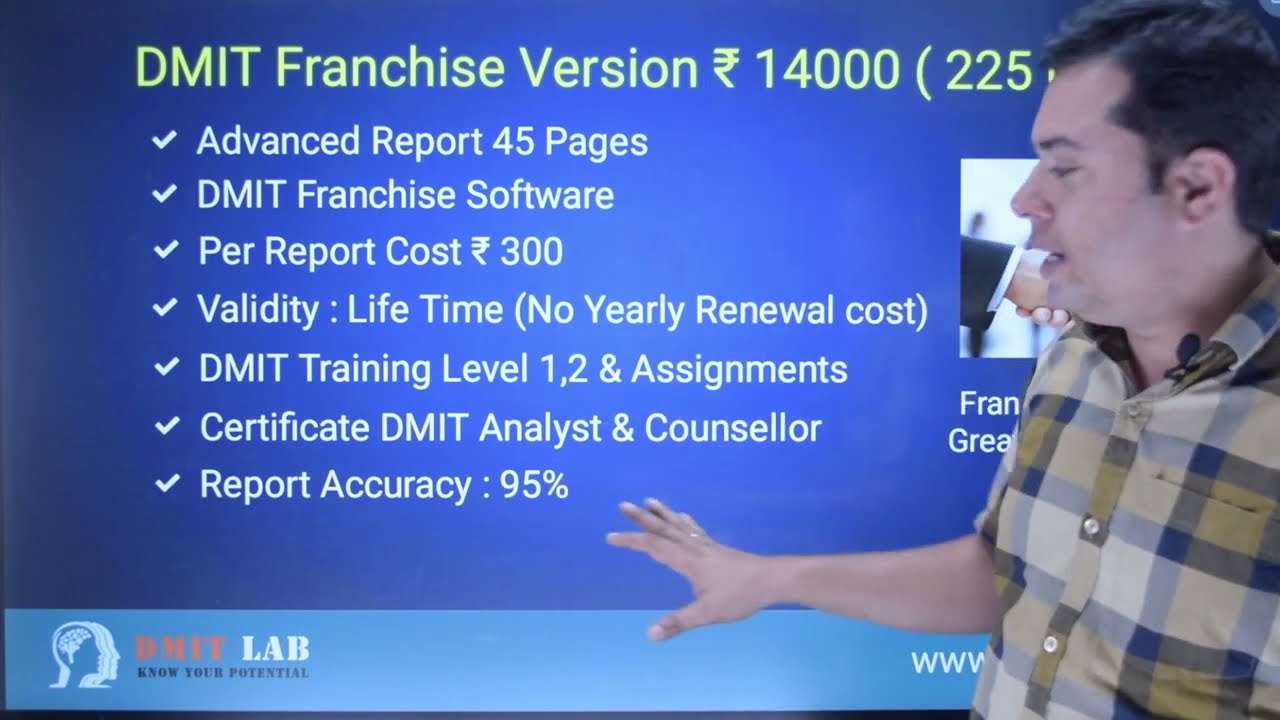 DMIT Franchise Cost and Price Details